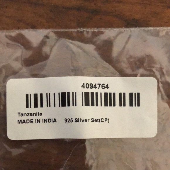 Tanzanite 925 silver necklace - Picture 4 of 4